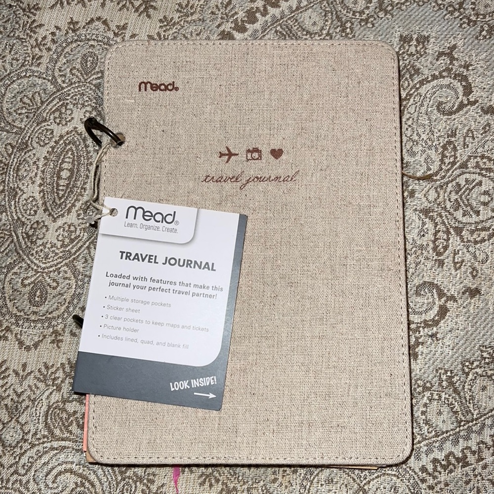 NWT Mead Travel Journal never used brand new